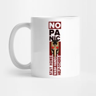 No panic plague doctor gas mask | Coronavirus Mug